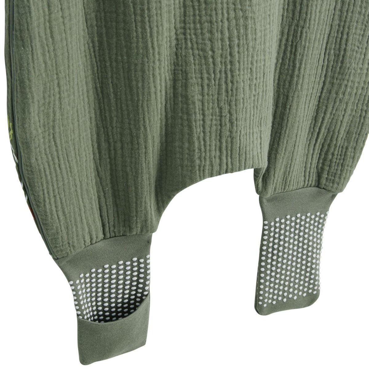 Petit Béguin Turbulette d'été en gaze de coton avec pieds retroussables Dumbea