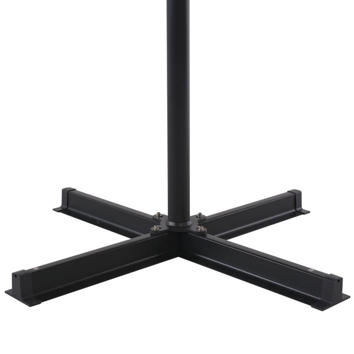 VIDAXL Parasol d'exterieur avec mat en aluminium 500 cm rouge bordeaux