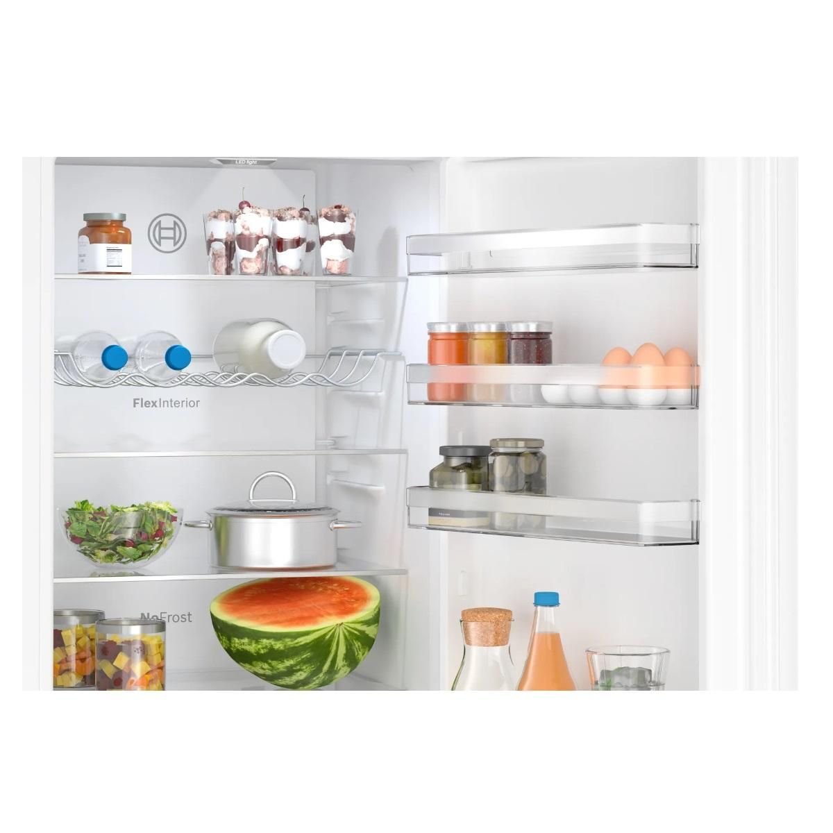 BOSCH Réfrigérateur combiné 60cm 363l blanc - KGN392WCF