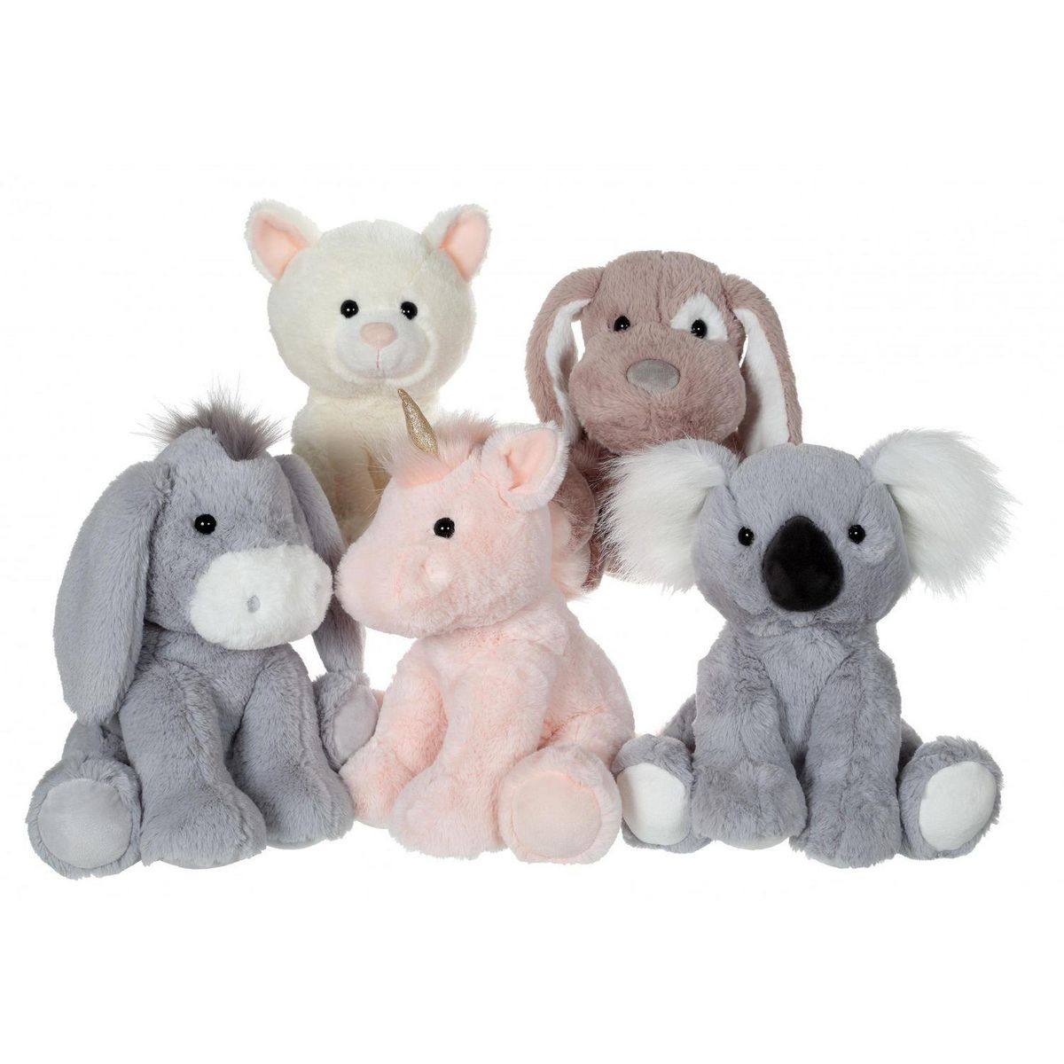 GIPSY  Peluche Les amis floppy 30 cm - âne