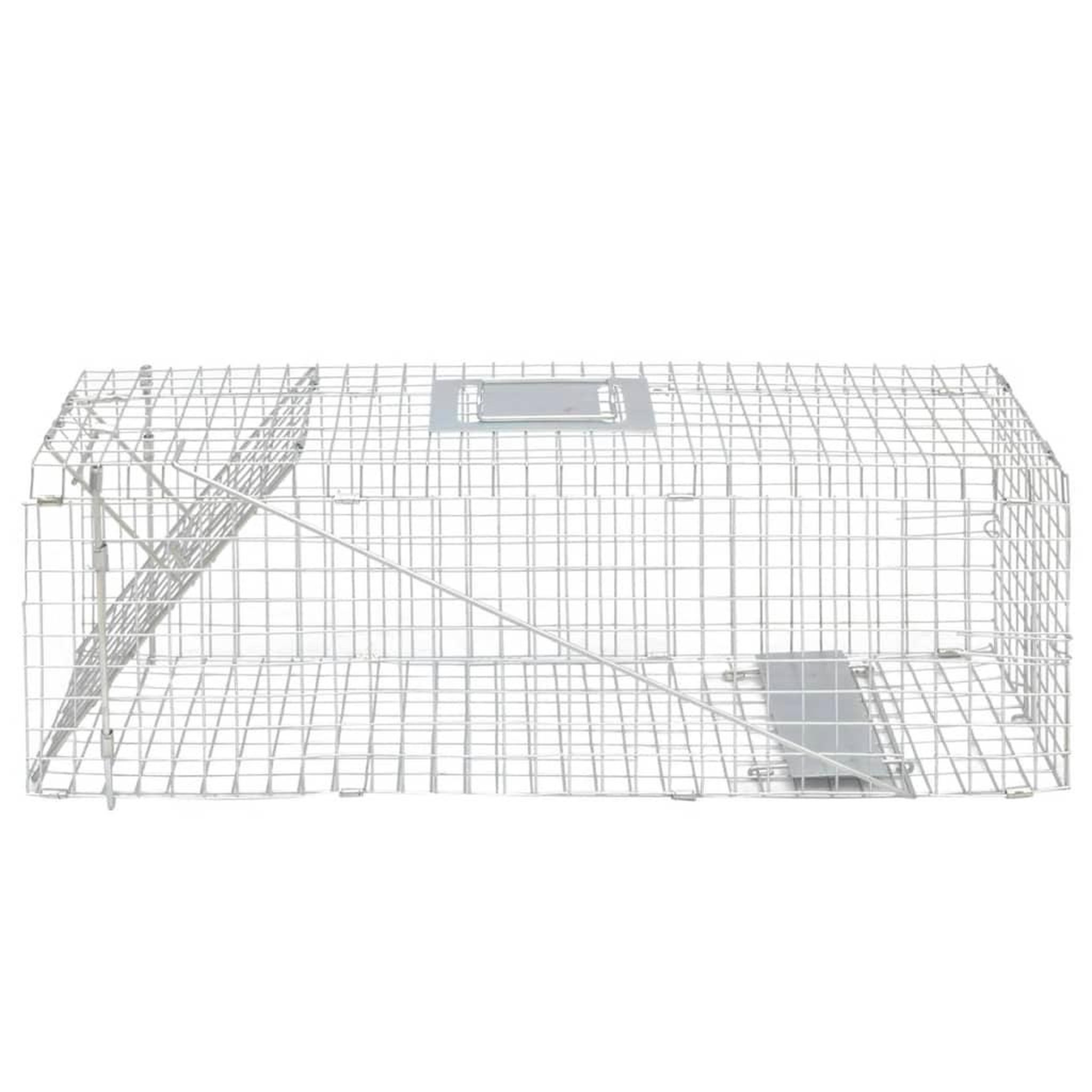 Voir la diapositive 3 : VIDAXL Piege a animaux galvanise 80 cm