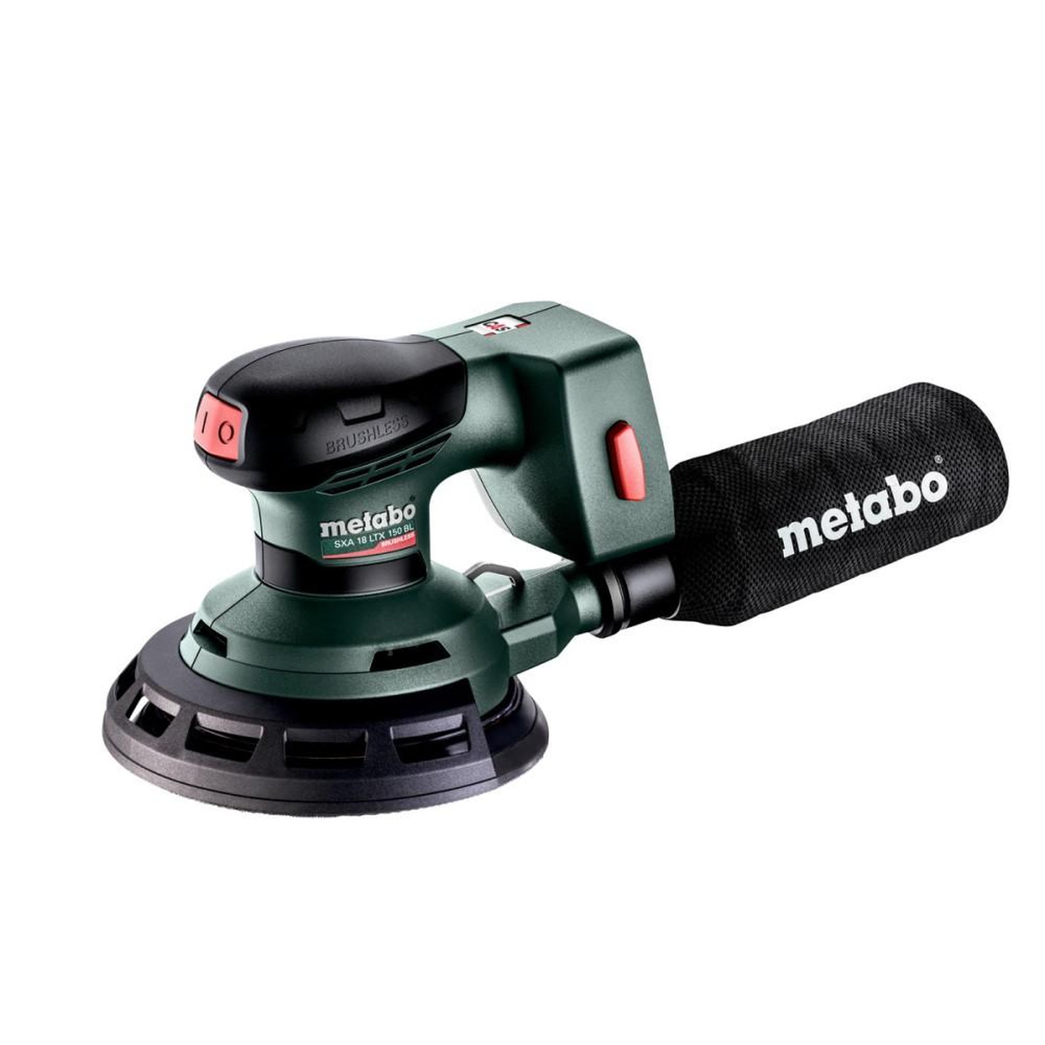 METABO SAS Ponceuse excentrique 18v sxa 18 ltx 150 bl (sans batterie ni chargeur), coffret