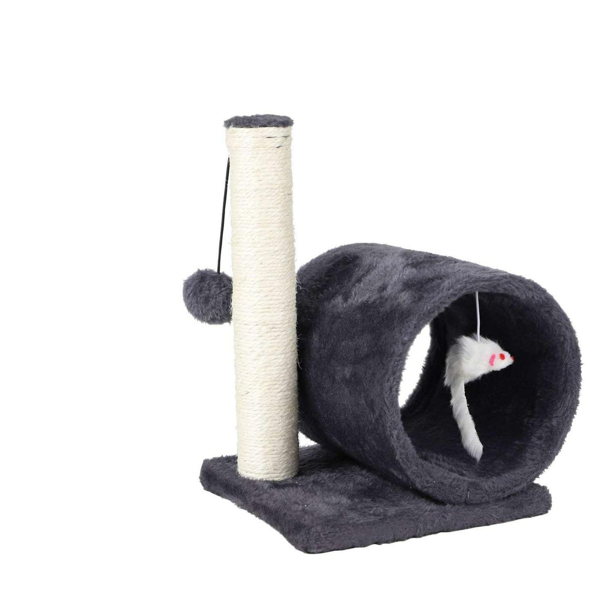 TOILINUX Arbre à chat griffoir Tigger - Gris anthracite