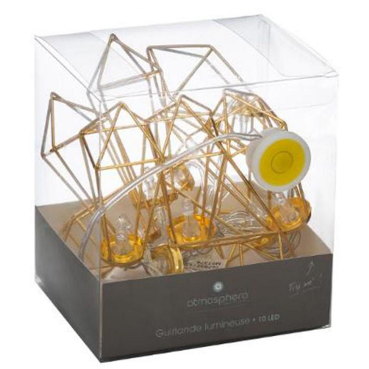 ATMOSPHERA Guirlande Lumineuse 10 Led  Filaire  120cm Or