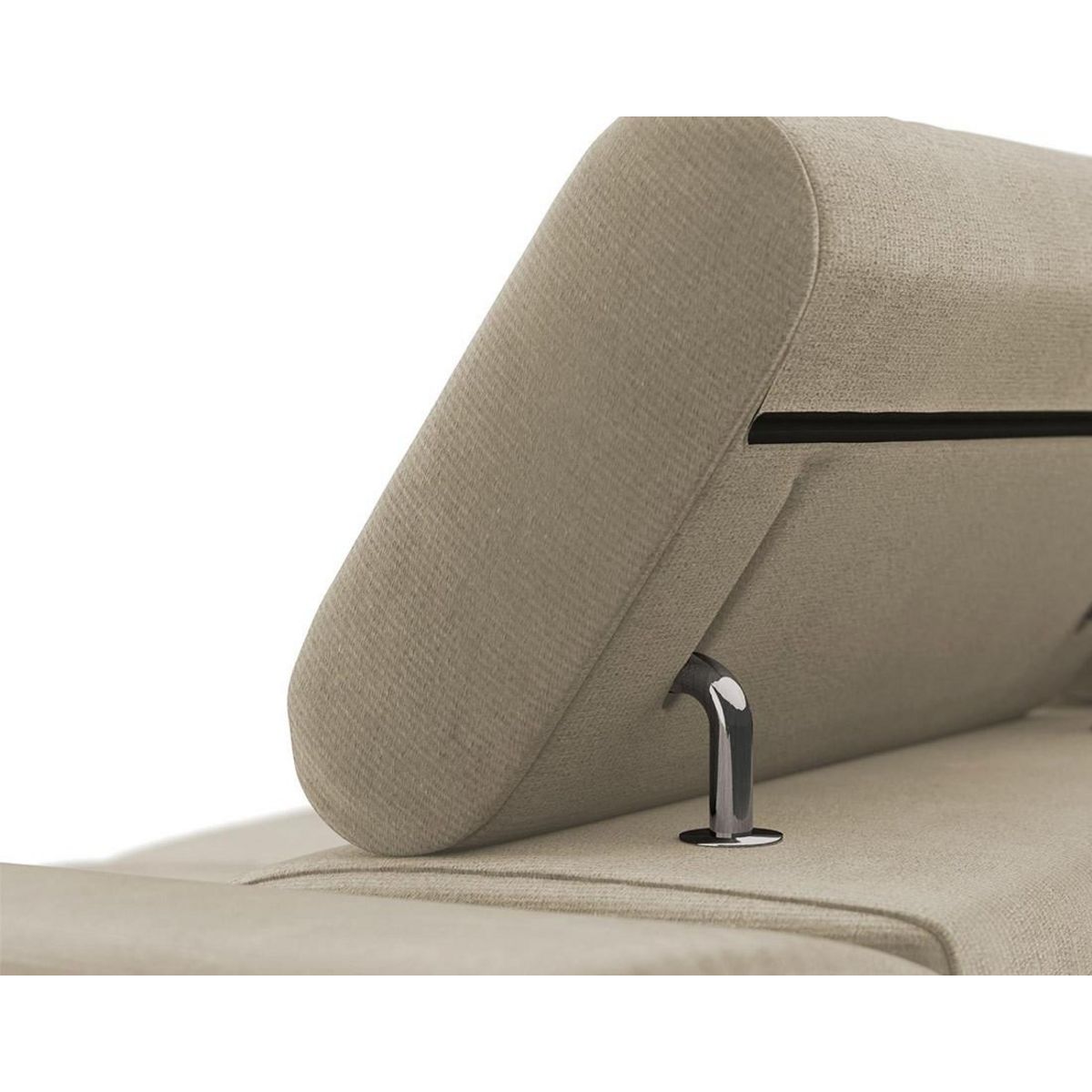 BEST MOBILIER Pablo - fauteuil avec têtière ajustable - en velours