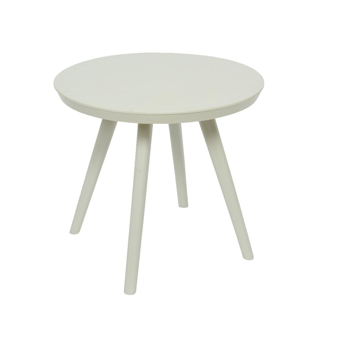 JARDIDECO Salon de jardin en plastique Marbella blanc - Jardideco