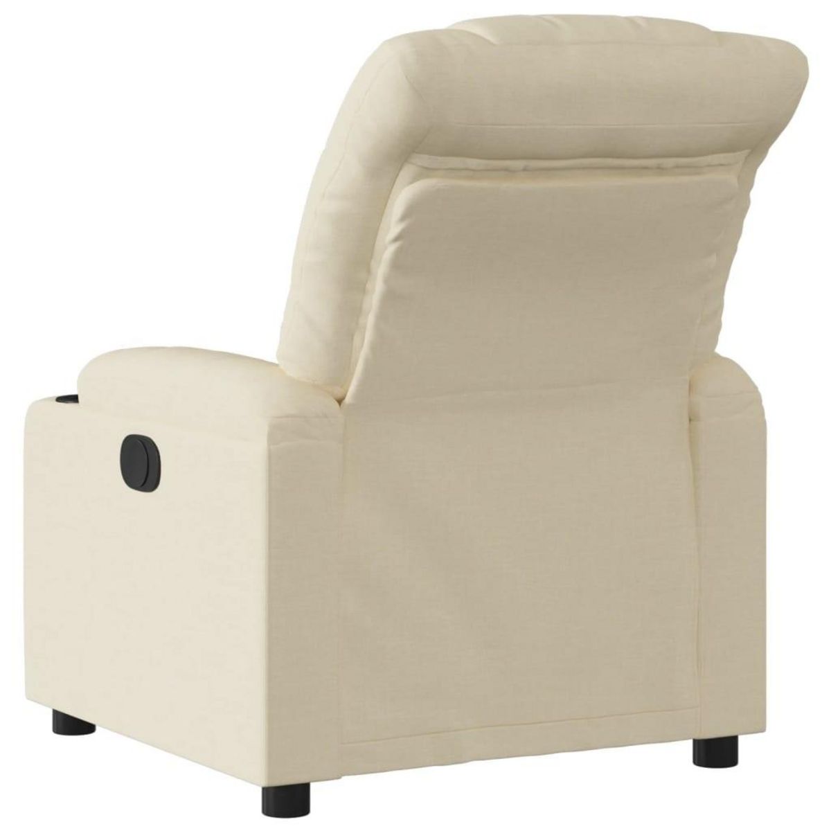 VIDAXL Fauteuil inclinable Creme Tissu