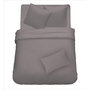 Voir la diapositive 2 : Parure de drap unie en satin de coton 70 fils 