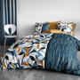 Voir la diapositive 4 : ATELIER DU COTON Housse de couette 260x240 FLORIS + 2 taies coton 57 fils