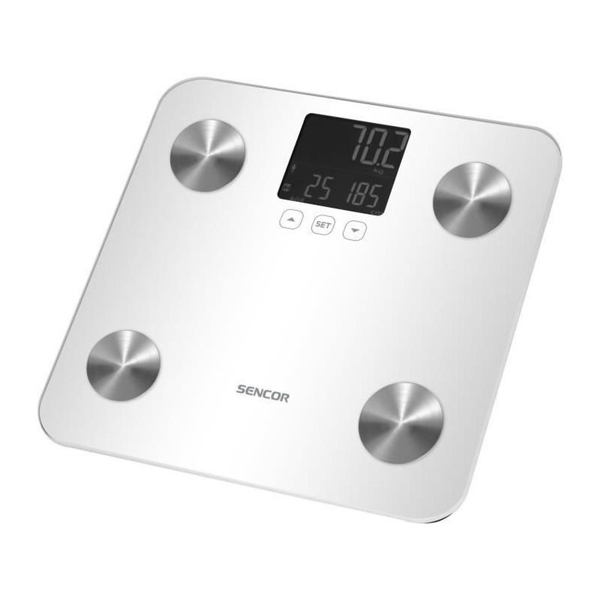 SENCO Balance pese-personne - SENCOR - SBS 6025WH - Ecran LCD - Blanc