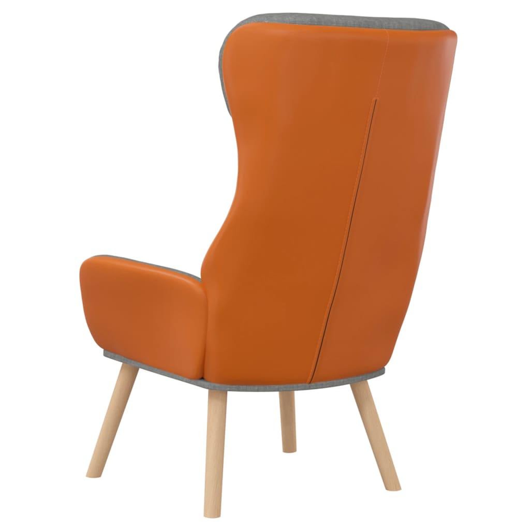 Voir la diapositive 5 : VIDAXL Chaise de relaxation Gris clair Tissu et PVC