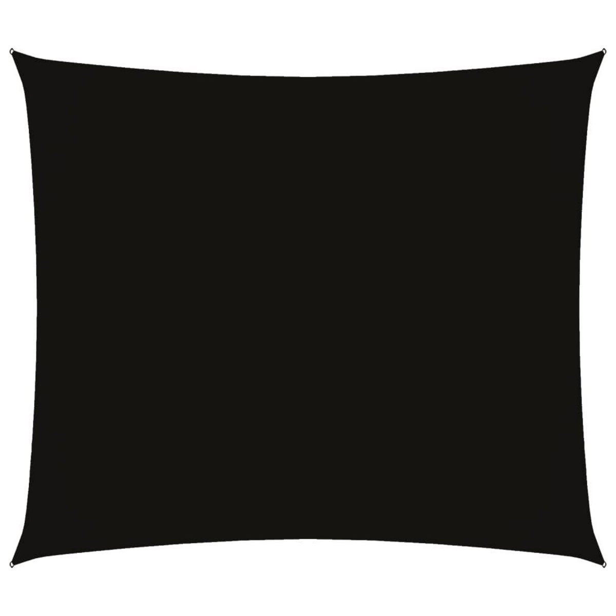VIDAXL Voile de parasol tissu oxford rectangulaire 2,5x3 m noir