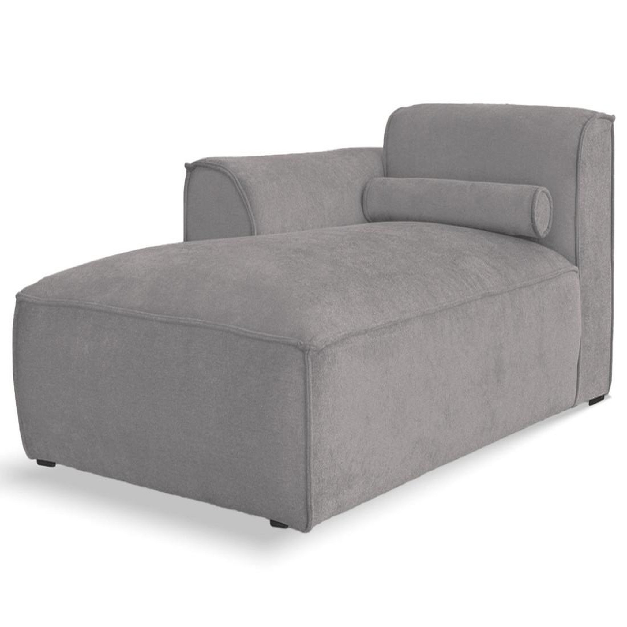 Voir la diapositive 1 : BEST MOBILIER Felix - module d'assise méridienne gauche en tissu texturé