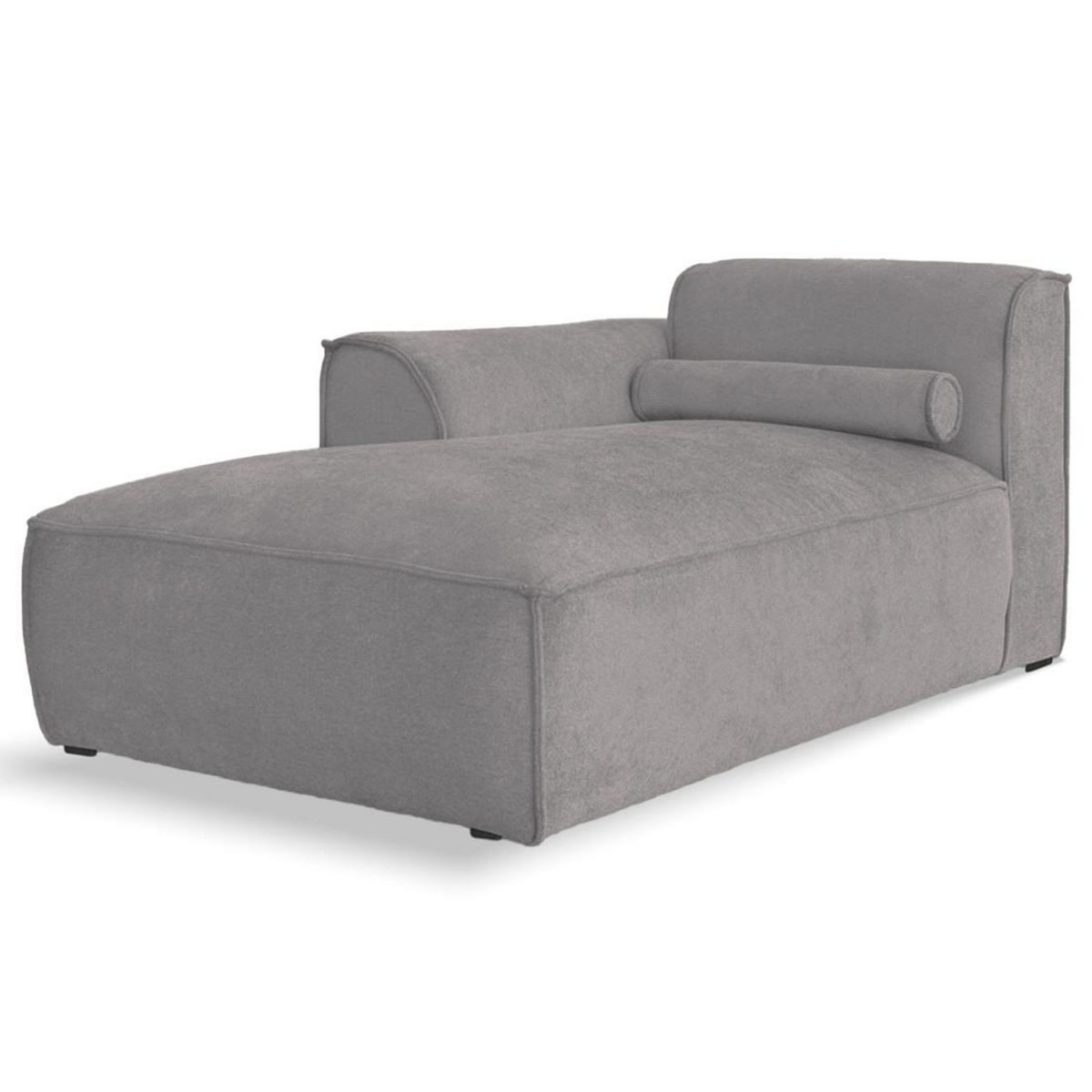 BEST MOBILIER Felix - module d'assise méridienne gauche en tissu texturé