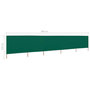 Voir la diapositive 6 : VIDAXL Paravent 5 panneaux Tissu 600 x 160 cm Vert