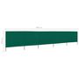 Voir la diapositive 6 : VIDAXL Paravent 5 panneaux Tissu 600 x 160 cm Vert