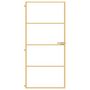 Voir la diapositive 3 : VIDAXL Porte interieure mince dore 93x201,5 cm verre trempe aluminium