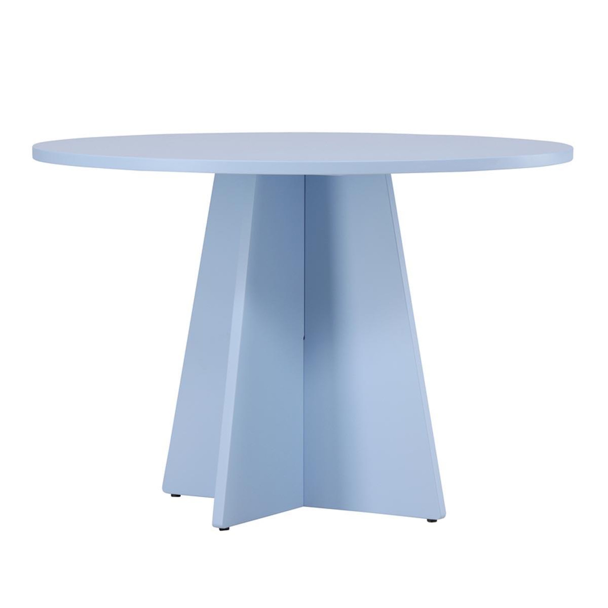 Paris Prix Table à manger ronde  bootcut  110cm bleu