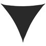 Voir la diapositive 2 : VIDAXL Voile d'ombrage 160 g/m^2 Noir 3,6x3,6x3,6 m PEHD