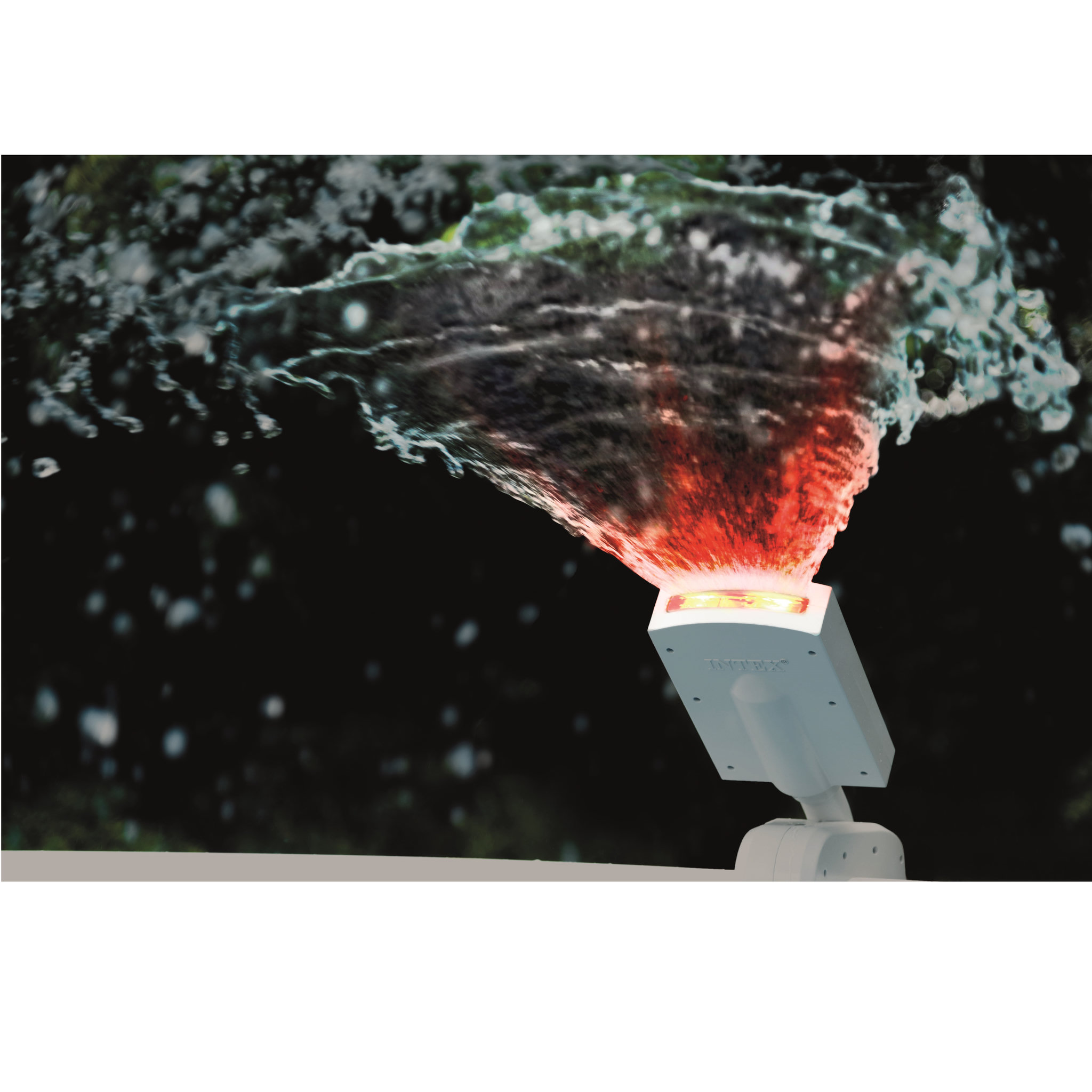Voir la diapositive 2 : INTEX Fontaine LED multicolore