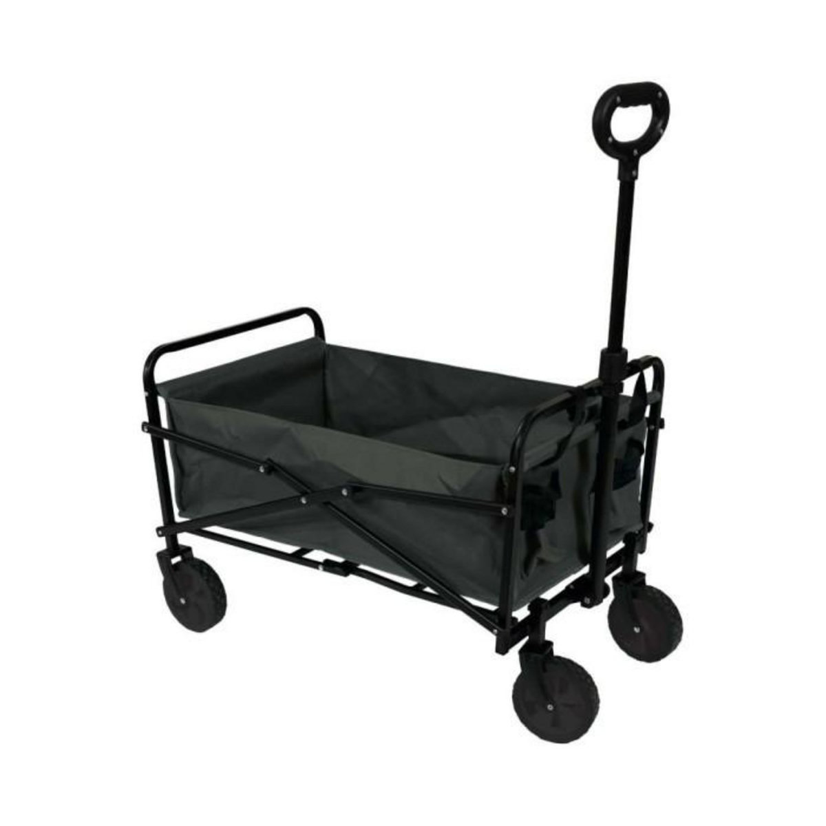 Paris Prix Chariot de Transport Pliable  Tout terrain  91cm Noir