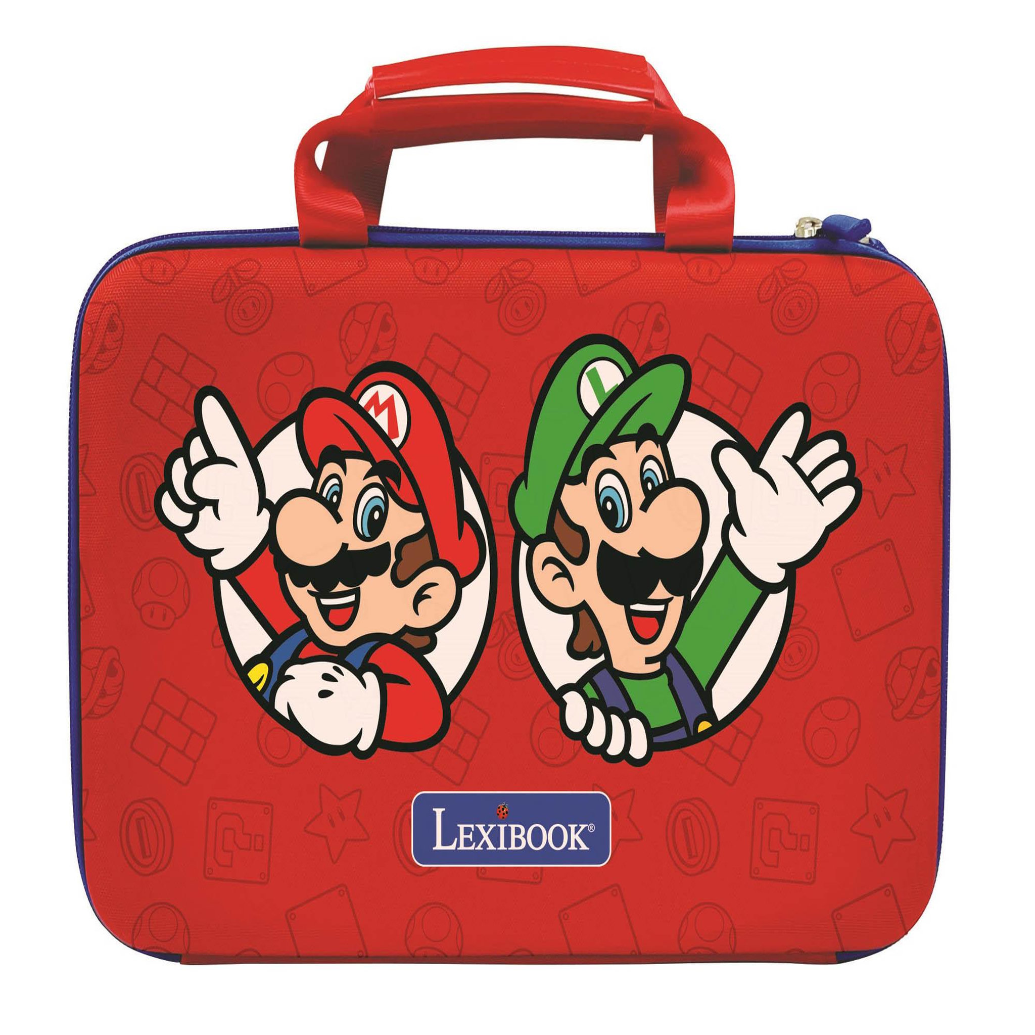 Lexibook Sacoche de transport Super Mario pour consoles portables et tablettes 10
