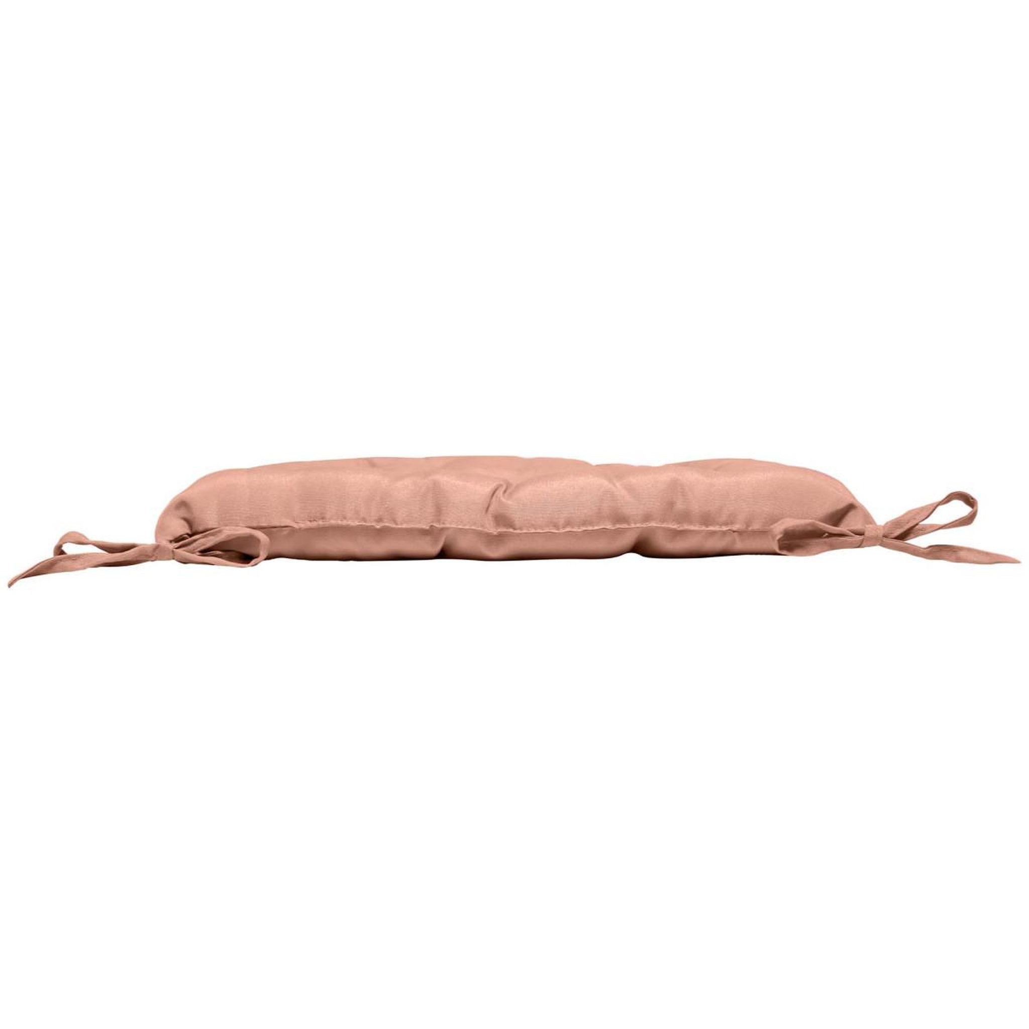 Voir la diapositive 3 : Douceur d'Intérieur Galette de chaise matelassée  essentiel  40x40cm rose blush