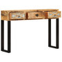 Voir la diapositive 2 : VIDAXL Table console 110 x 30 x 76 cm Bois de manguier massif