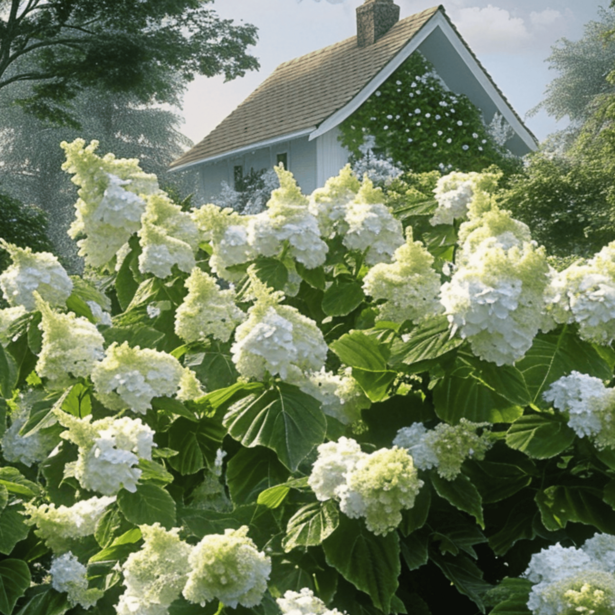 PLANT IN A BOX Hortensia - Hydrangea paniculata 'Ice Crystal' - Hauteur 25-40cm - ⌀19cm