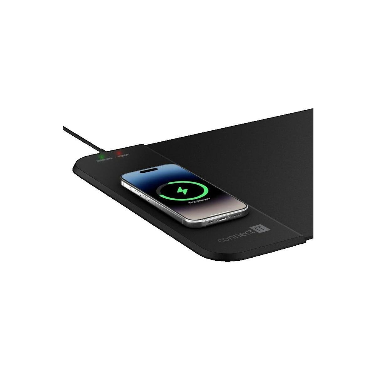 Maison&Marques Tapis de souris Connect IT avec station de chargement sans fil Qi