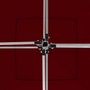 Voir la diapositive 5 : VIDAXL Tente de reception pliable Aluminium 2 x 2 m Bordeaux