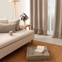 Voir la diapositive 5 : Paris Prix Coussin de Sol Uni  Panama  50x50cm Naturel