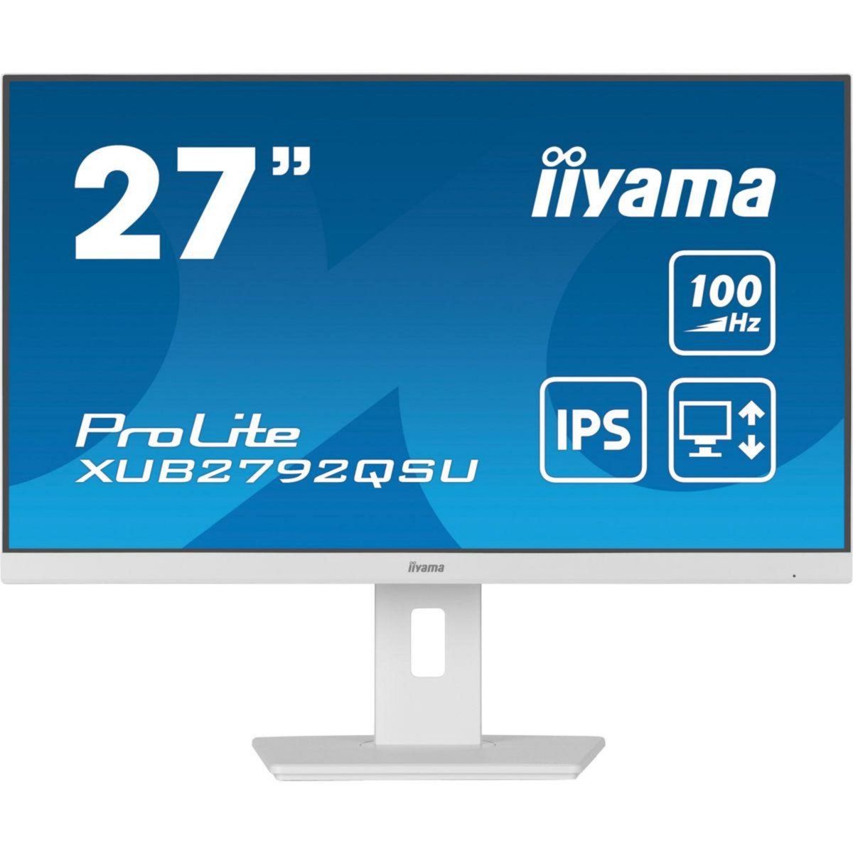 Iiyama Ecran PC PROLITE XUB2792QSU-W6 27'' Plat IPS