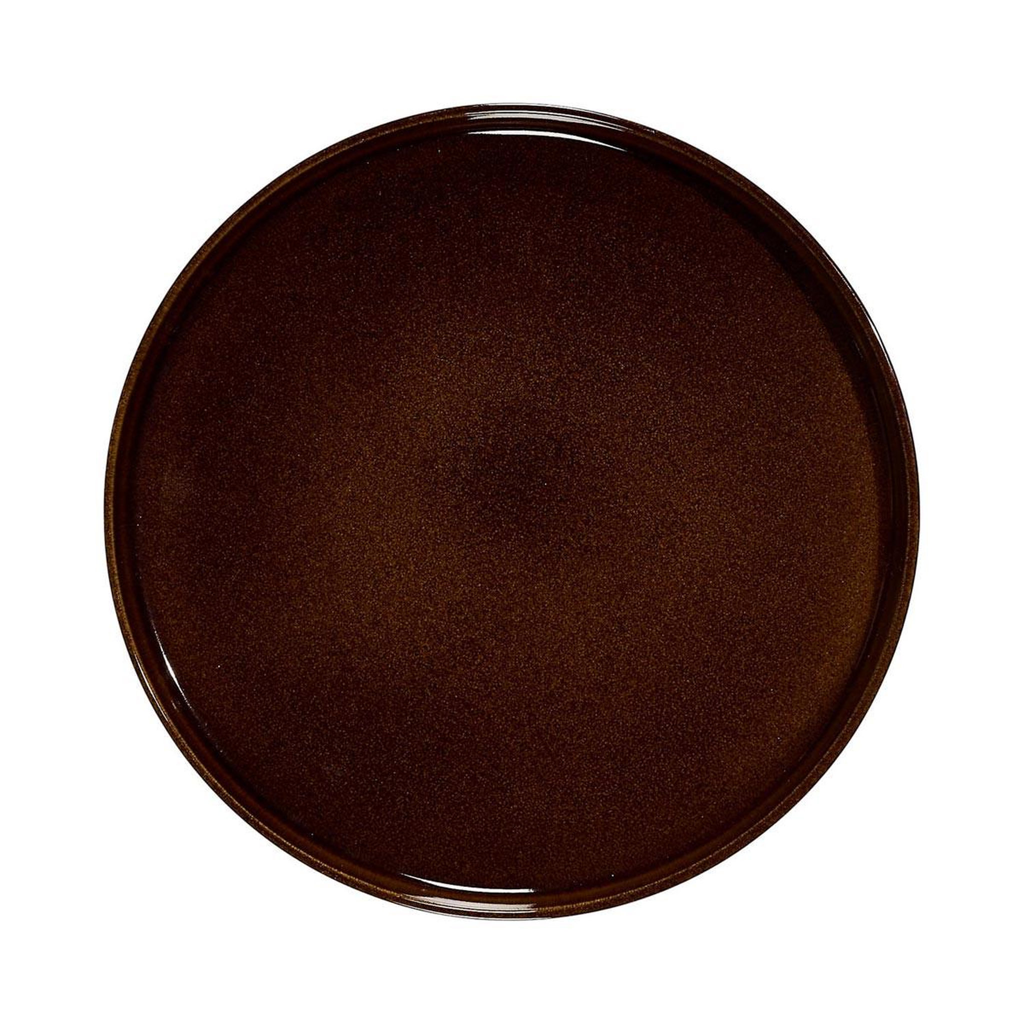 COOK CONCEPT Lot de 6 assiettes plates  ysia  26cm marron