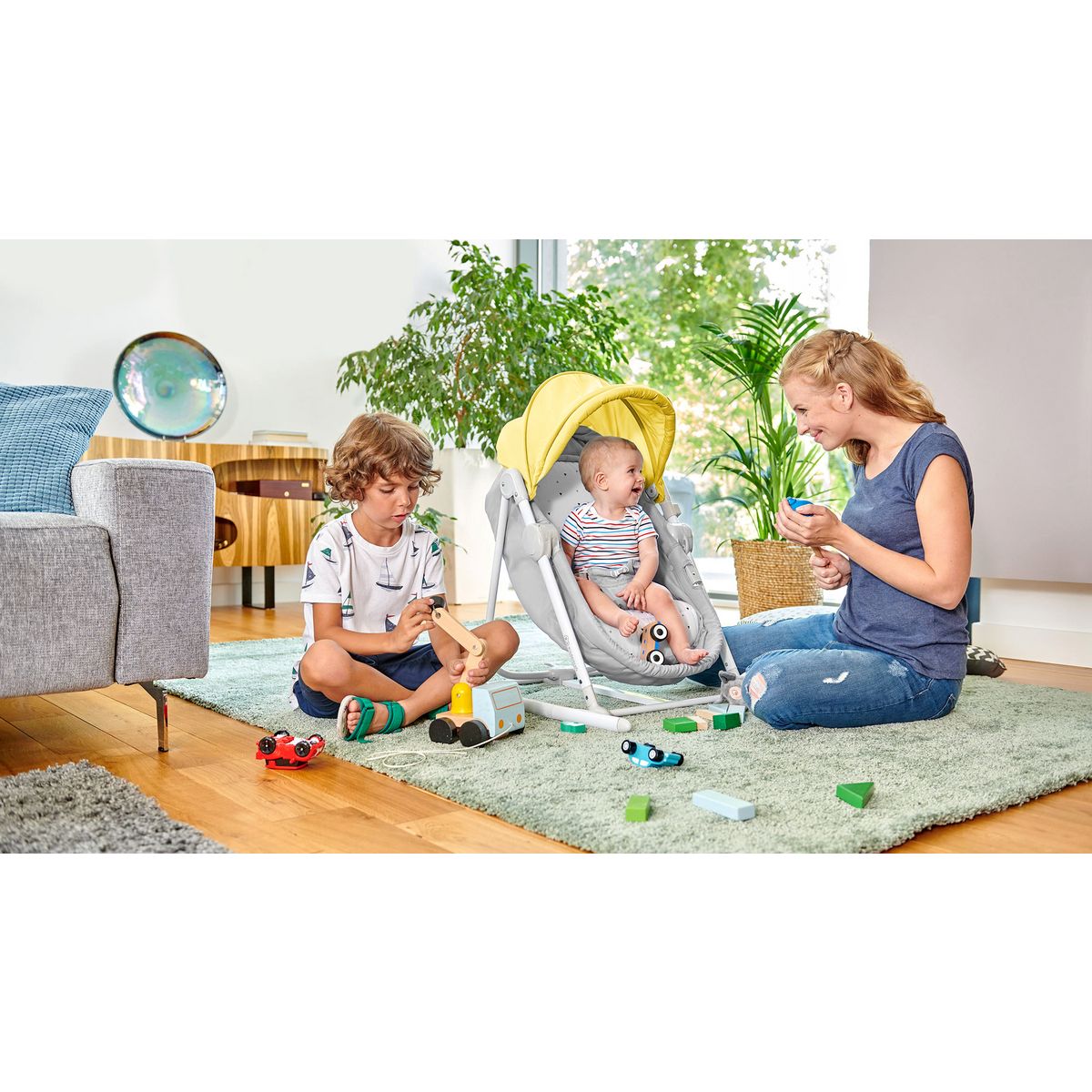 KINDERKRAFT Transat balancelle 5 en 1 Unimo