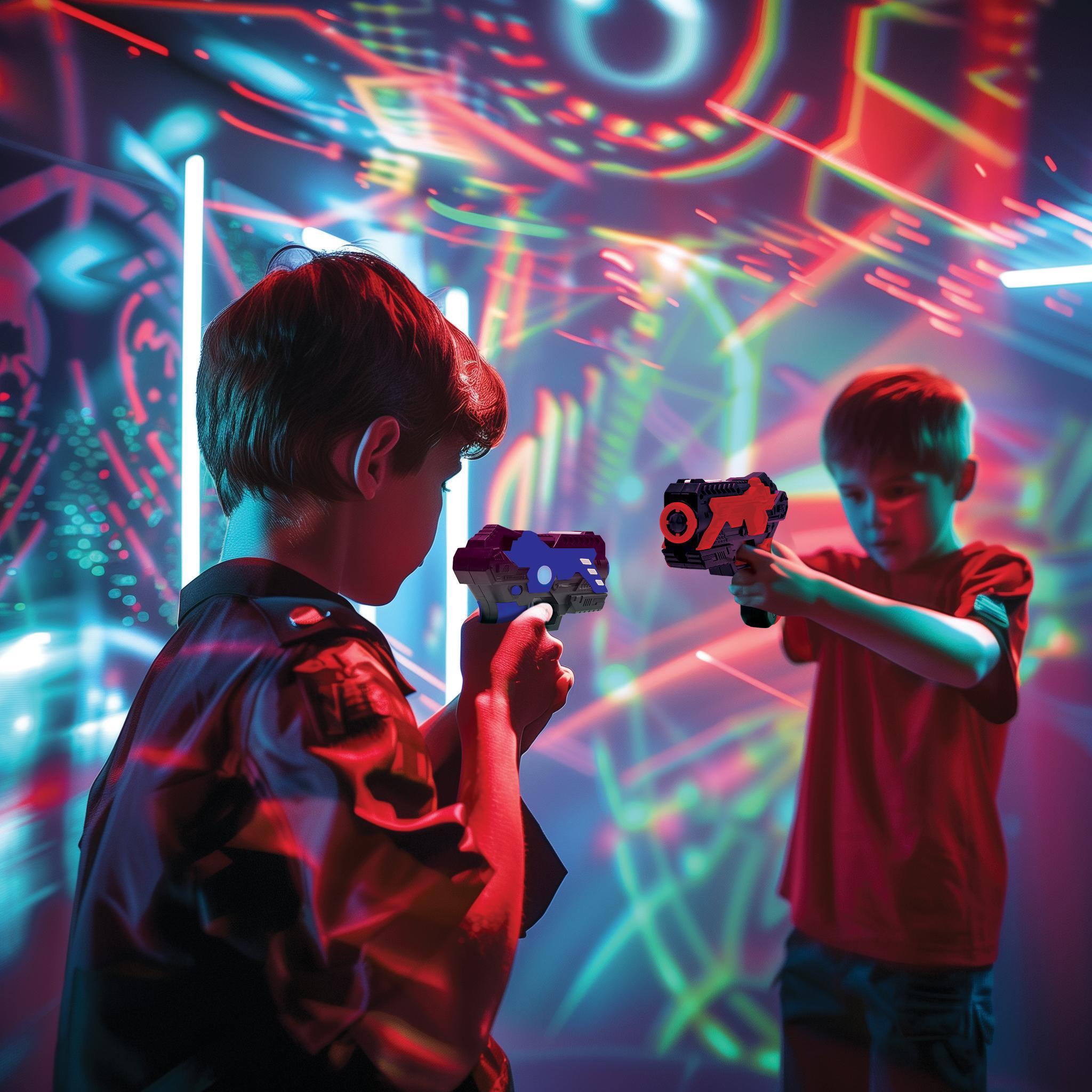Voir la diapositive 6 : Lexibook Set de 2 Laser Tag avec harnais