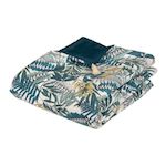 ATMOSPHERA Édredon à Motifs   Tropik  80x180cm Beige Lin