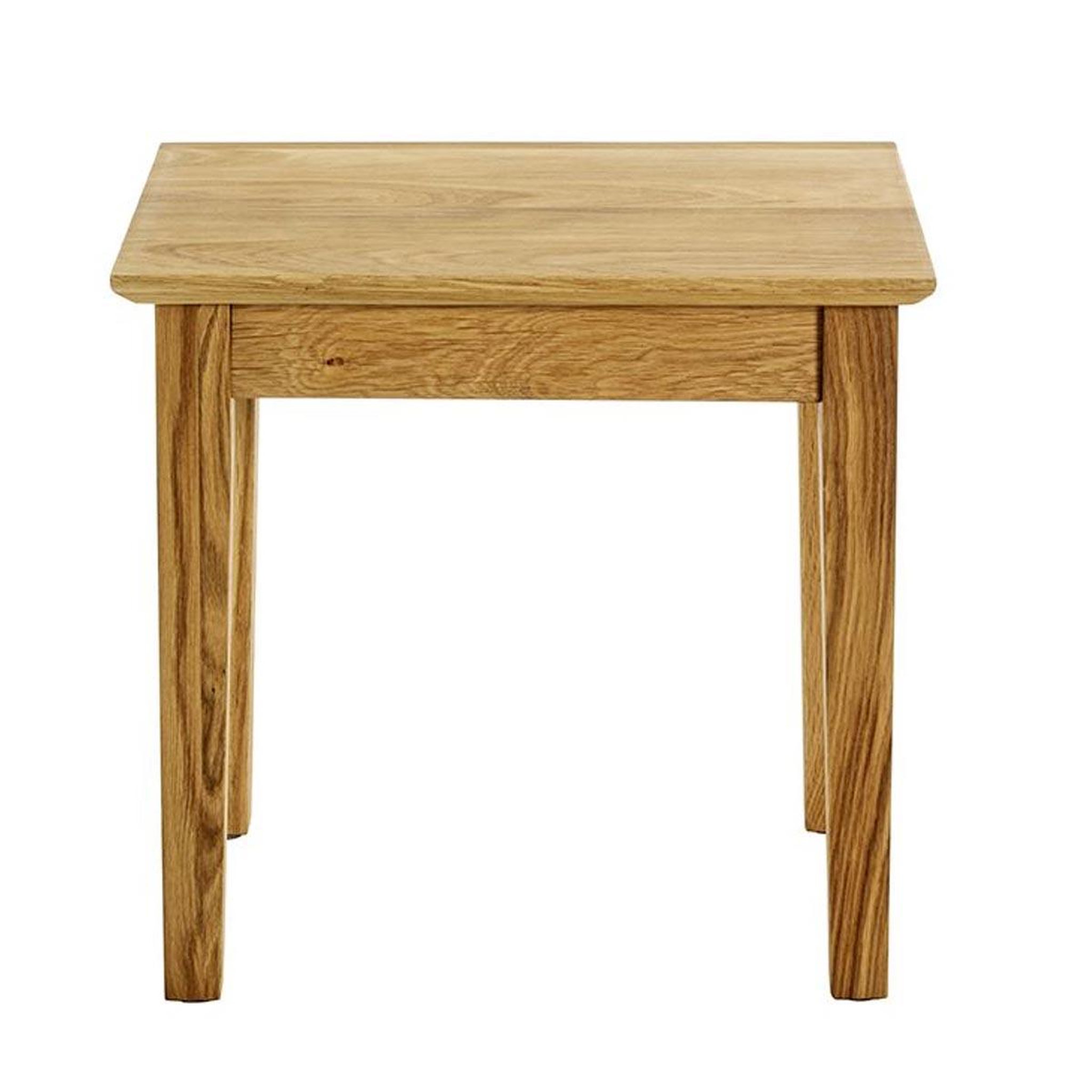 Voir la diapositive 2 : Paris Prix Table d'Appoint en Bois  Mani  43cm Chêne