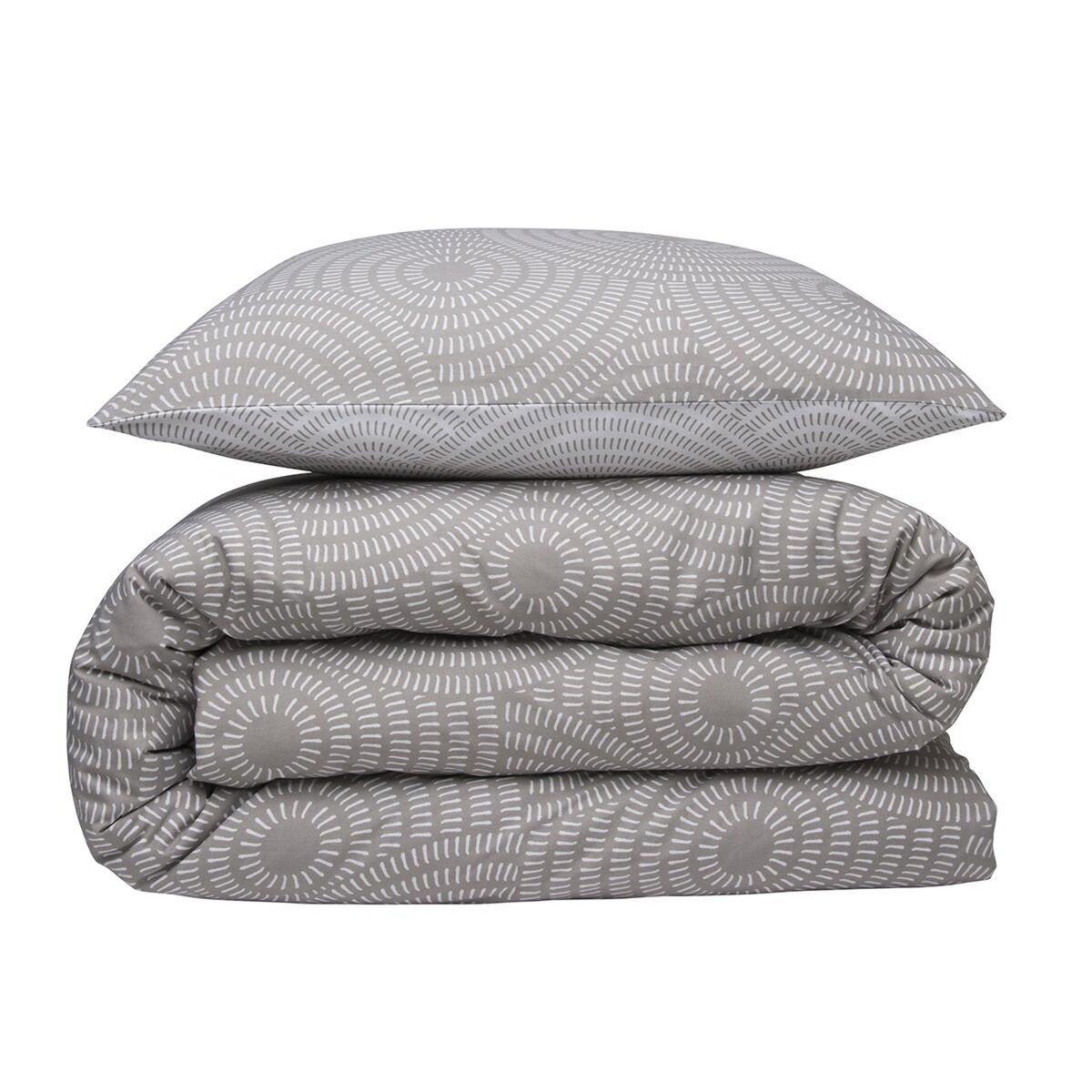 FUTURE HOME Parure de lit 2 personnes en polycoton 57 fils