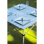 O'Camp Table à lattes de camping - O'Camp - Housse de transport inclus - Dimensions : 70 x 70  x 70 cm