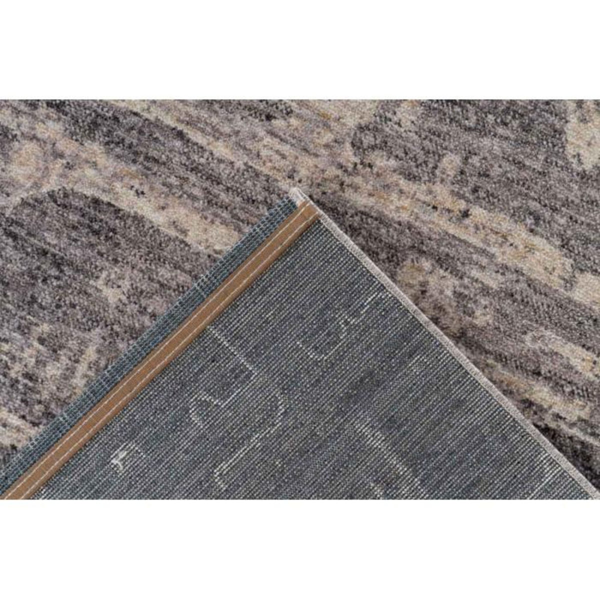 Paris Prix Tapis Tissé Imprimé Abstrait  Jaka  Gris