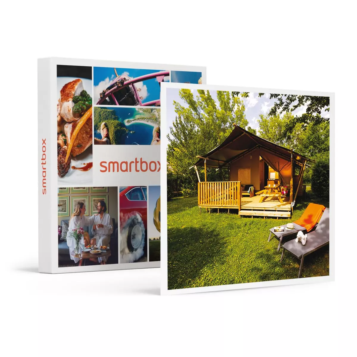 Smartbox Vacances en famille : 3 jours en lodge dans un camping 4* avec dîners - Coffret Cadeau Séjour