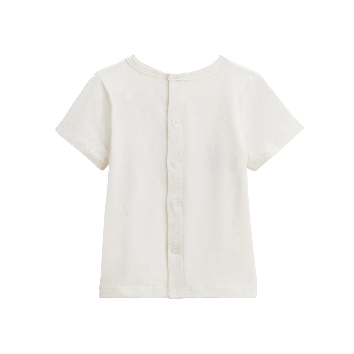 Petit Béguin Ensemble bébé t-shirt et short Zeste d'amour