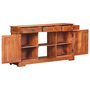 Voir la diapositive 2 : VIDAXL Buffet 135x35x75 cm Bois d'acacia solide