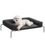 Voir la diapositive 2 : PAWHUT Transat pour animaux - lit pour chien - lit à pieds pour chien avec contour coussin dim. 90 x 65 x 30 cm - noir