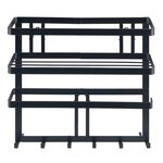 Wenko Organiseur de cuisine mural - Noir