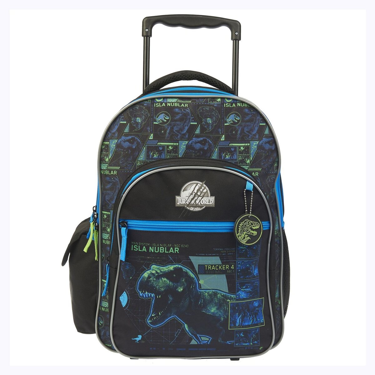 JURASSIC WORLD Sac dos roulettes noir pas cher Auchan