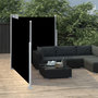 Voir la diapositive 3 : VIDAXL Auvent lateral retractable Noir 140 x 600 cm