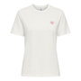 Voir la diapositive 1 : Only T-Shirt Blanc/Rose Femme Only Heart