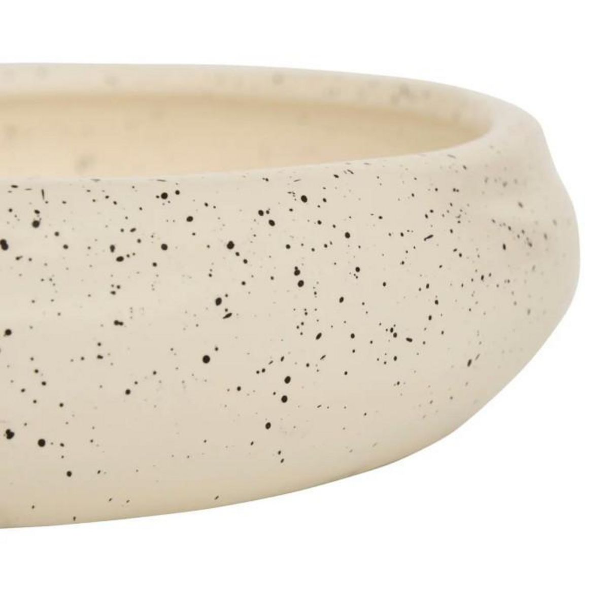 ATMOSPHERA Lot de 2 Vide-Poches en Dolomite  Wonj  25cm Blanc